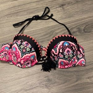 Catalina paisley bikini top